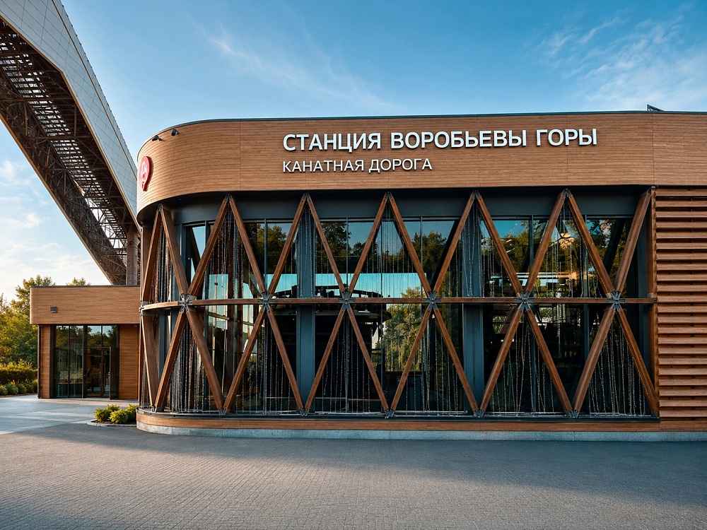 Станция канатной дороги «Воробьёвы горы», Москва